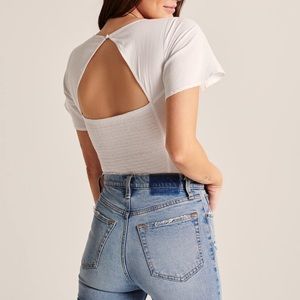 NWT Tie-Front Bodysuit - Size S